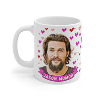 Jason Momoa Cute Gift Mug. Stunning Oil Painting Design. Great Fan Present! Handmade Locally