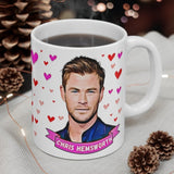 Chris Hemsworth Cute Mug. Great Present For Fans! Handmade in England