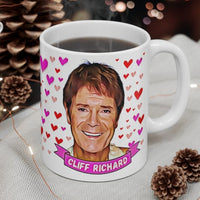 Cliff Richard Cute Gift Mug. Stunning Oil Painting Design. Great Fan Present! Handmade Locally!