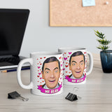 Mr Bean Rowan Atkinson Cute Gift Mug. Stunning Oil Painting Design. Great Fan Present! Handmade Locally