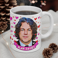 Alan Davies Cute Gift Mug. Stunning Oil Painting Design. Great Fan Present! Handmade Locally