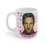 Jensen Button Cute Gift Mug. Stunning Oil Painting Design. Great Fan Present! Handmade Locally