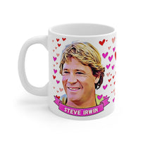 Steve Irwin Cute Gift Mug. Stunning Oil Painting Design. Great Fan Present! Handmade Locally