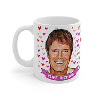 Cliff Richard Cute Gift Mug. Stunning Oil Painting Design. Great Fan Present! Handmade Locally!