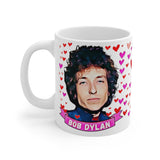 Bob Dylan Cute Gift Mug. Stunning Oil Painting Design. Great Fan Present! Handmade Locally