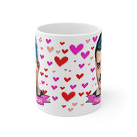 Freddie Mercury Cute LGBTQ Gift Mug. Stunning Oil Painting Design. Great Fan Present! Handmade Locally