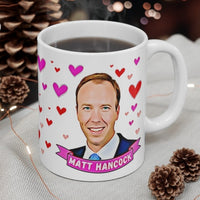 Matt Hancock Appreciation Society Gift Fan Mug. Conservative Party Present. Handmade in England