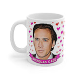 Nicholas Cage Cute Gift Mug. Stunning Oil Painting Design. Great Fan Present! Handmade