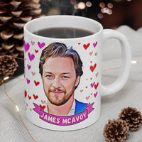 James McAvoy Cute Gift Mug. Stunning Oil Painting Design. Great Fan Present! Handmade Locally