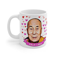 Dalai Lama Cute Gift Mug. Stunning Oil Painting Design. Great Fan Present! Handmade Locally