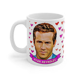 Ryan Reynolds Cute Mug. Great Present For Fans! Handmade in England