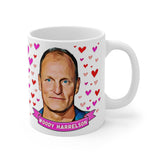 Woody Harrelson  Cute Gift Mug. Stunning Oil Painting Design. Great Fan Present! Handmade Locally!