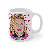 Madonna Cute Gift Mug. Stunning Oil Painting Design. Great Fan Present! Handmade Locally