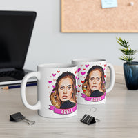 Adele Cute Gift Mug. Stunning Oil Painting Design. Great Fan Present! Handmade