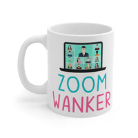 Cute, "Zoom Wanker" Gift Mug. For those enjoying video calls!Handmade in England