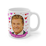 David Hasselhoff Cute Gift Mug. Stunning Oil Painting Design. Great Fan Present! Handmade in England.