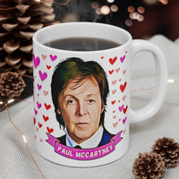 Paul McCartney Cute Gift Mug. Stunning Oil Painting Design. Great Fan Present! Handmade Locally!