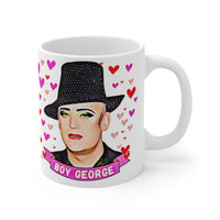 Boy George Cute Gift Mug. Stunning Oil Painting Design. Great Fan Present! Handmade Locally