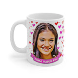 Emma Raducanu  Cute Gift Mug. Stunning Oil Painting Design. Great Fan Present! Handmade Locally