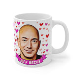 Jeff Bezos Cute Gift Mug. Stunning Oil Painting Design. Great Amazon Fan Present! Handmade Locally