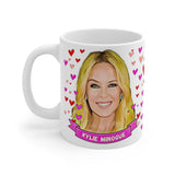 Kylie Minogue Cute Gift Mug. Stunning Oil Painting Design. Great Fan Present! Handmade Locally