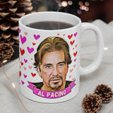 Al Pacino Cute Gift Mug. Stunning Oil Painting Design. Great Fan Present! Handmade in USA