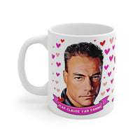 Jean Claude Van Damme Cute Gift Mug. Stunning Oil Painting Design. Great Fan Present! Handmade