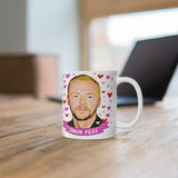 Simon Pegg Cute Gift Mug. Stunning Oil Painting Design. Great Fan Present! Handmade Locally