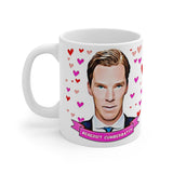 Benedict Cumberbatch Cute Gift Mug. Stunning Oil Painting Design. Great Fan Present! Handmade Locally