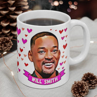 Will Smith Cute Gift Mug. Stunning Oil Painting Design. Great Fan Present! Handmade in USA