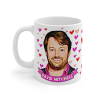 David Mitchell Cute Gift Mug. Stunning Oil Painting Design. Great Fan Present! Handmade in England.