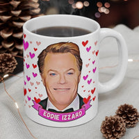 Eddie Izzard Cute Gift Mug. Stunning Oil Painting Design. Great Fan Present! Handmade Locally