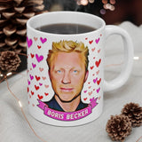 Boris becker  Cute Gift Mug. Stunning Oil Painting Design. Great Fan Present! Handmade Locally!