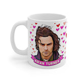 Aidan Turner Poldark Cute Gift Mug. Stunning Oil Painting Design. Great Fan Present! Handmade