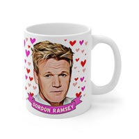 Gordon Ramsey Cute Gift Mug. Stunning Oil Painting Design. Great Fan Present! Handmade Locally