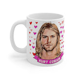 Kurt Cobain Cute Gift Mug. Stunning Oil Painting Design. Great Fan Present! Handmade Locally