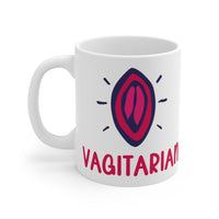 Vagitarian Mug - Funny & Rude LBGT Gift Mug Lesbian Present Girlfriend Gay Presents Hilarious Anniversary Valentine's Birthday