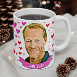 Iain Glen Cute Gift Mug. Stunning Oil Painting Design. Great Present For Fans! Handmade in England