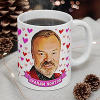 Graham Norton Cute Gift Mug. Stunning Oil Painting Design. Great Fan Present! Handmade Locally