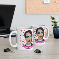 Marilyn Manson Cute Gift Mug. Stunning Oil Painting Design. Great Fan Present! Handmade Locally