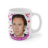 Copy of Nicholas Cage Cute Gift Mug. Stunning Oil Painting Design. Great Fan Present! Handmade