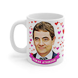 Rowan Atkinson Cute Gift Mug. Stunning Oil Painting Design. Great Fan Present! Handmade Locally