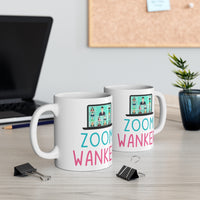 Cute, "Zoom Wanker" Gift Mug. For those enjoying video calls!Handmade in England