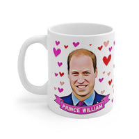 Prince William Appreciation Society Gift Fan Mug. Royal Family Present. Handmade in England