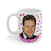 Russell Crowe Cute Gift Mug. Stunning Oil Painting Design. Great Fan Present! Handmade Locally