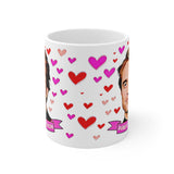 Robert Pattinson Cute Gift Mug. Stunning Oil Painting Design. Great Fan Present! Handmade in England.