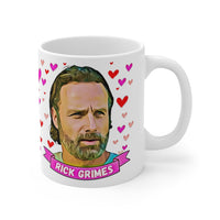 Rick Grimes Cute Gift Mug. Stunning Oil Painting Design. Great Walking Dead Fan Present! Handmade Locally