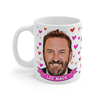 Lee Mack Cute Mug. Stunning Oil Painting Design. Great Fan Present! Handmade in England