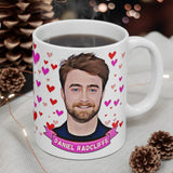 Daniel Radcliffe Cute Gift Mug. Stunning Oil Painting Design. Great Fan Present! Handmade Locally