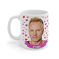 Sting Cute Gift Mug. Stunning Oil Painting Design. Great Fan Present! Handmade Locally!